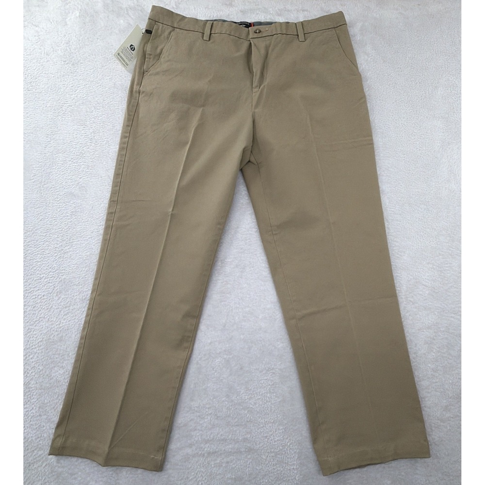 New DOCKERS Workday Khaki Straight Fit Pants Smart 360 Flex Stretch Mens Size 38